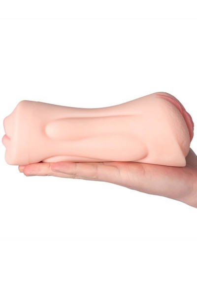 Zemalia Realistic 7.5" Masturbator with 2 Built-In Cock Rings