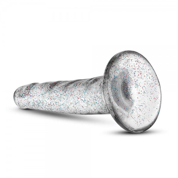 Blush Novelties Naturally Yours Glitter Dong - Clear