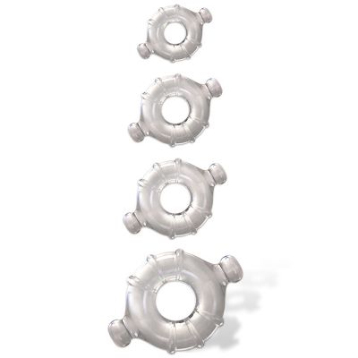 nsnovelties Vitality Cock Rings 4 Pack