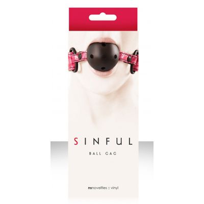 NS Novelties Sinful Pink Ball Gag