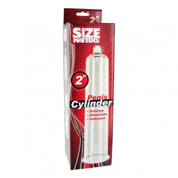 Penis Pump Cylinder 2 Inch X 9 Inch Clear
