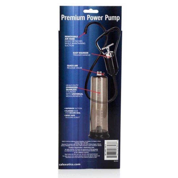 Apollo Men's Premium Power Penis Pump Smoke Cylinder