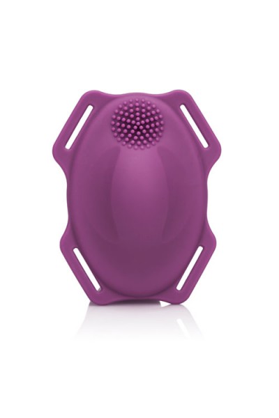 California Exotic Dual Motor Textured Silicone 6.5" Strap-On