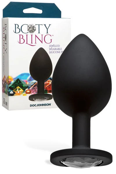 Doc Johnson Silicone Booty Bling 4" Anal Plug — image 9 of 12