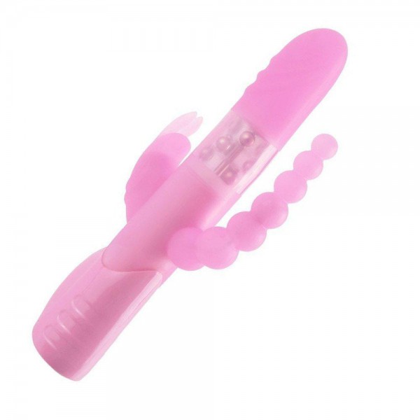 Wow Vibe Triple Ecstacy 2 Silicone Rabbit