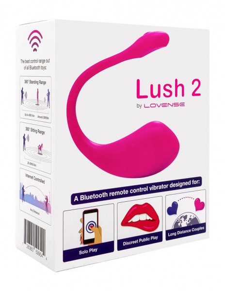 Lovense Lush 2 App Controlled Rechargeable Love Egg Vibrator