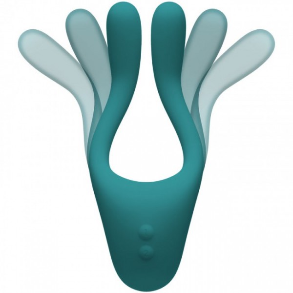 Doc Johnson Tryst 2 Bendable 5.75" Couples Vibrator With Remote