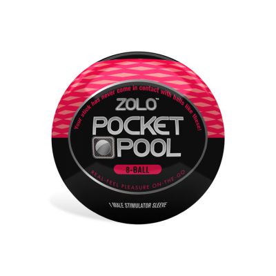 ZOLO Pocket Pool Textured Masturbator 8 Ball