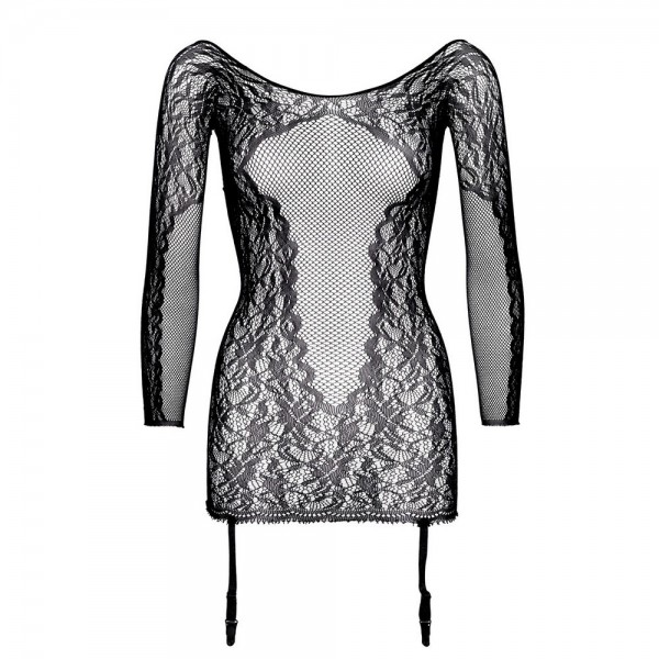 Leg Avenue Net and Lace Garter Dress
