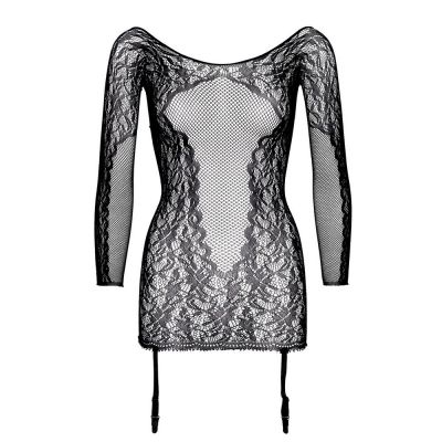 Leg Avenue Net and Lace Garter Dress