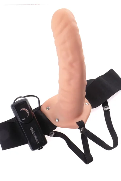 Pipedream 8" Vibrating Hollow Strap-On — image 9 of 11