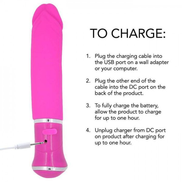 Silicone Rechargeable Realistic Vibrator