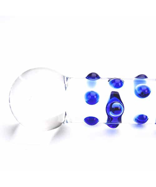 Spectrum Nubby Textured Glass Dildo