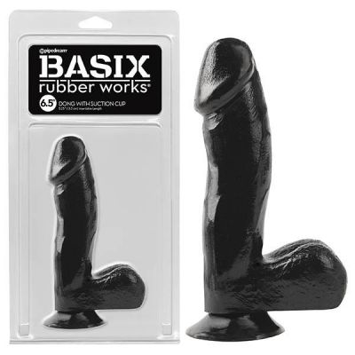 Basix Rubber Works 6 5 Dong With Suction Cup