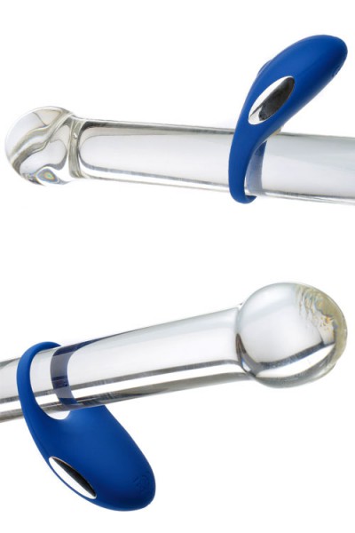 Adam and Eve Vibrating 3.6" Silicone Cock Ring