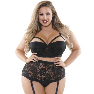 Underwired longline bra set