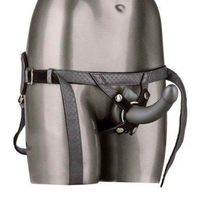 Ultra Soft Strap On Set Crotchless Harness and Dual Stimulating G Probe