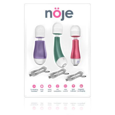 Noje Sampler 3 Pack Wand Massagers