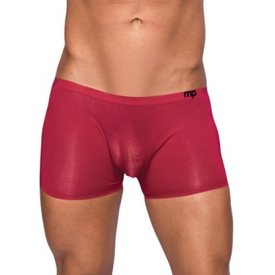 Short with sheer pouch