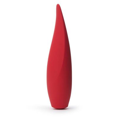 Red Hot Rechargeable Silicone Flickering Tongue Vibrator