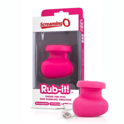 Screaming O Rub It Finger Vibe Pink
