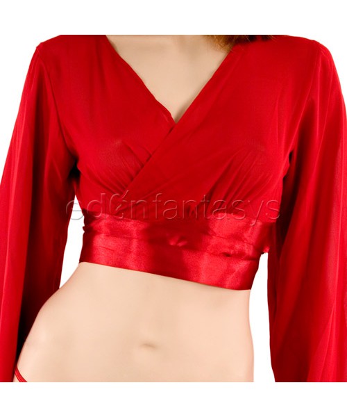 Satin wrap set
