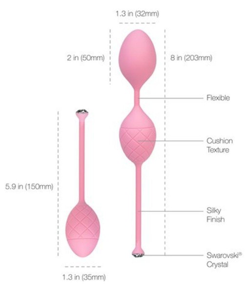 Pillow Talk Frisky Duo Kegel Balls