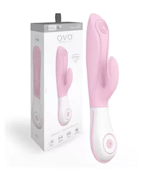 OVO E7 Rabbit-Style Silkskyn Rechargeable Vibrator — image 14 of 15