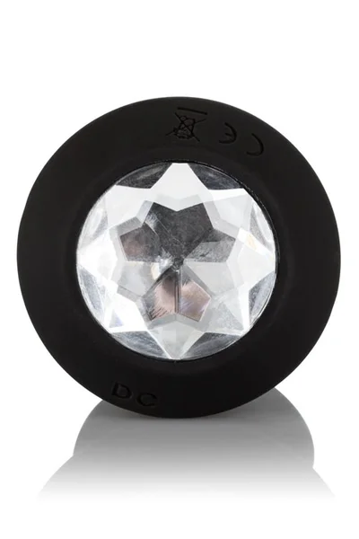 California Exotic Vibrating 3.75" Silicone Butt Plug with Gem Base Control — image 21 of 24