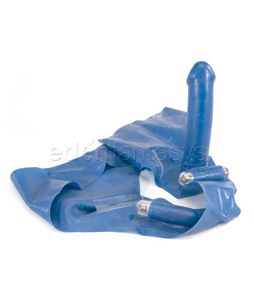 Blue latex slip on tool