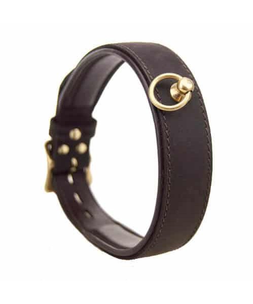 BOUND Nubuck Leather Choker with ‘O’ Ring