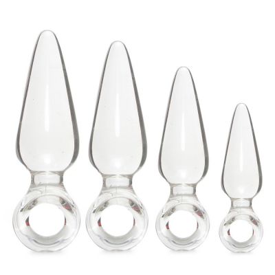 New Sensations Novelties Jolie Anal Plugs Trainer Kit Clear