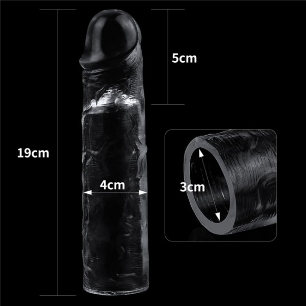 Flawless Clear Penis Extender - Adds 2 Inches