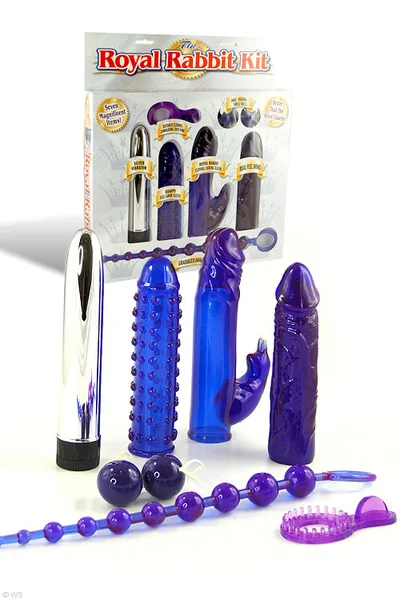 Pipedream Royal Rabbit Vibrator Kit  (7 piece set) — image 2 of 2