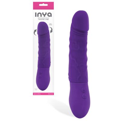 nsnovelties 9 Realistic Silicone Vibrator with Rotating Adjustable Shaft