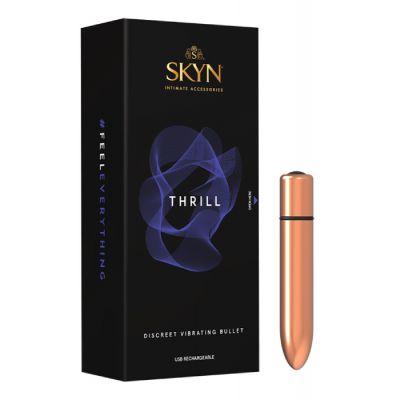 SKYN Thrill Vibrating Bullet Bronze