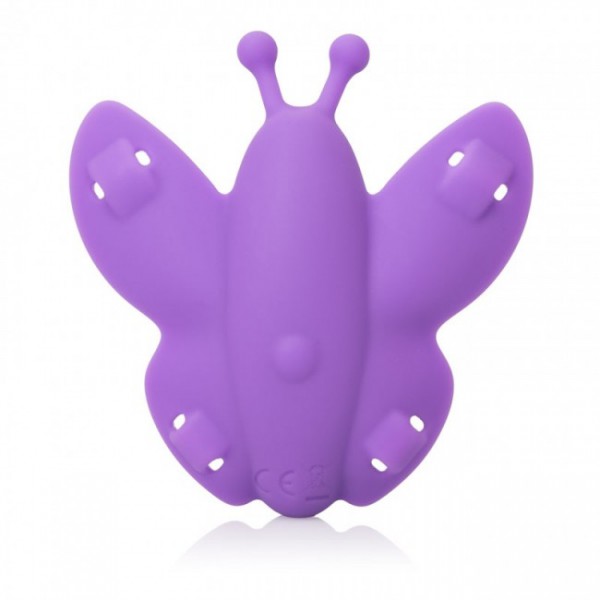 Venus Butterfly - Rechargeable Silicone Remote Butterfly (Purple)