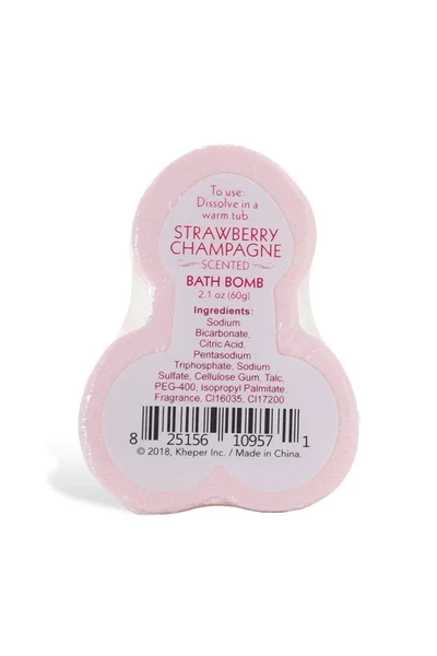 Kheper Games Strawberry Champagne Scented Penis Bath Bomb — image 14 of 16