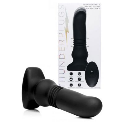 Thunderplugs 6 75 Vibrating Thrusting Butt Plug with Remote