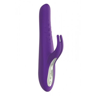 OVO J3 Rotating Beaded Rabbit Vibrator Purple