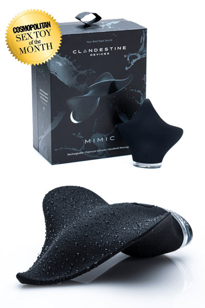 Clandestine Devices MIMIC Rechargeable Silicone 4.25" Vibrating Massager