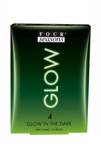 Four Seasons Glow-In-The-Dark Condoms (4 pack) — image 4 of 4