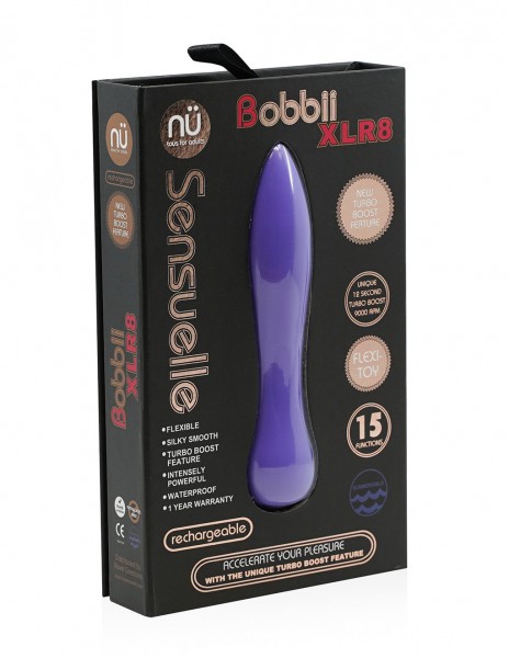 Sensuelle Bobbii XLR8 Turbo Flex 15 Function Rechargeable Bullet