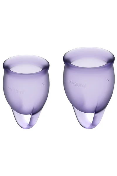 Satisfyer Feel Confident Silicone Menstrual Cups (2 Pce) — image 16 of 20