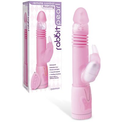 Pipedream 10 25 Thrusting Rabbit Vibrator With Rotating Pearls