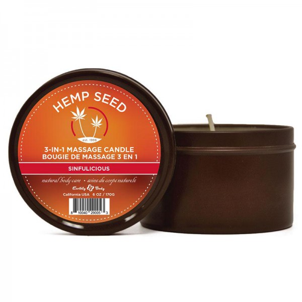 Hemp Seed 3-In-1 Massage Candle
