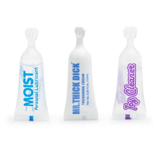 Travel Trio Vibrating Penis Pump and Male Masturbator Set by Pump Worx