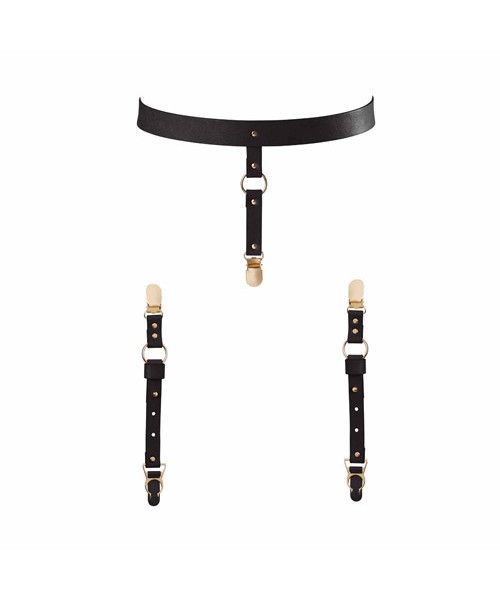 Maze suspender belt for underwear & stockings
