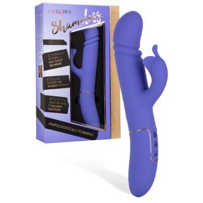 California Exotic Shameless Seducer Thrusting 10 Silicone Rabbit Vibrator