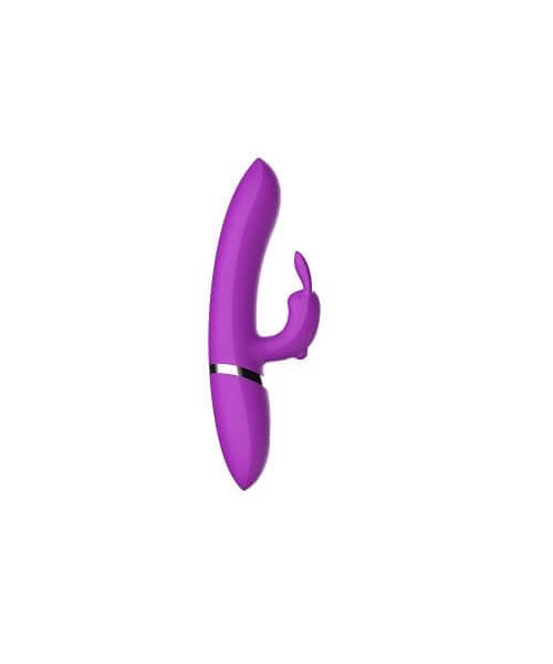 Thrusting Purple Rechargeable Rabbit Vibrator